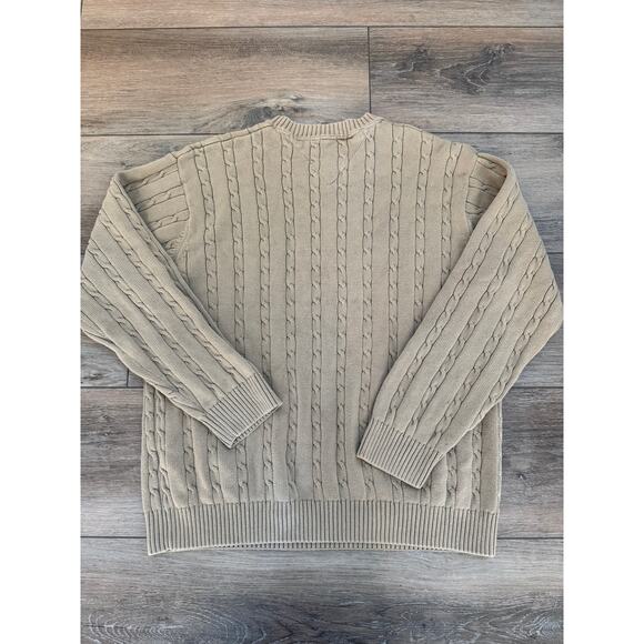 Tommy Hilfiger Mens Size XL Fishermans Sweater Cable Knit Pullover Preppy - Picture 5 of 6
